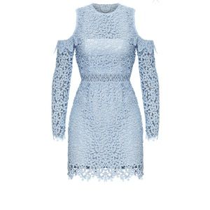 AMUR Blue Lace Evelyn Dress size 8